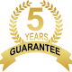 logo_5 years GUARANTEE new sans étoile FULL 5 years guarantee